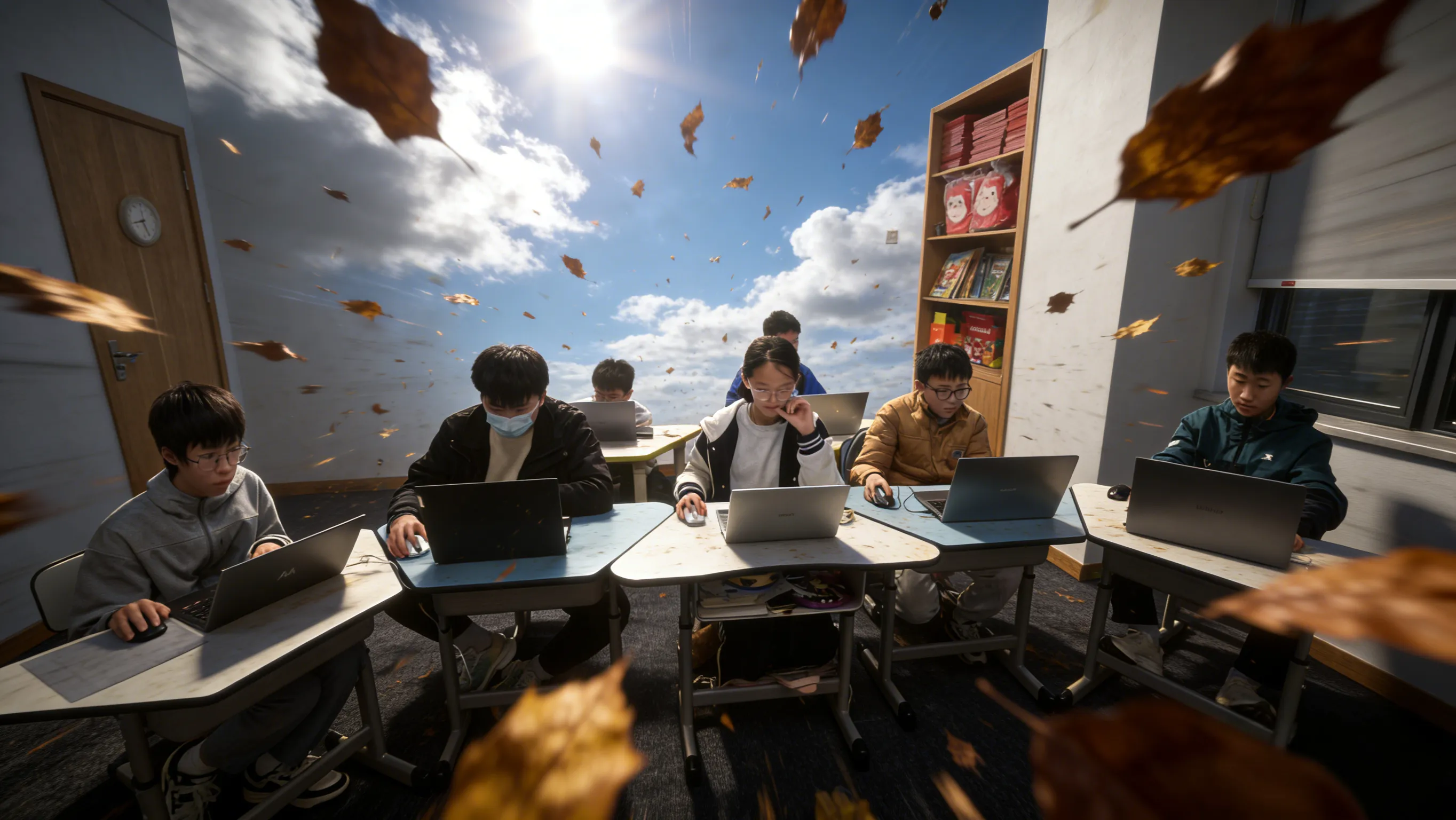 一班全体 · AI CG化合影
